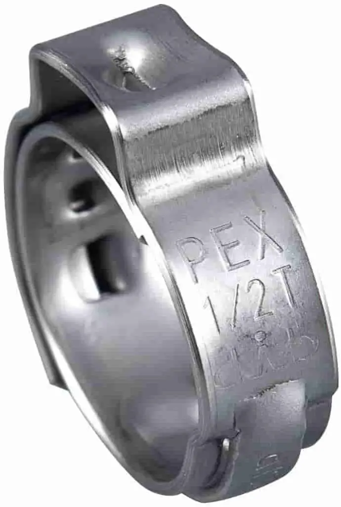 EFIELD Stainless Steel Pex Cinch Clamp Rings For PEX Tubing Pipe