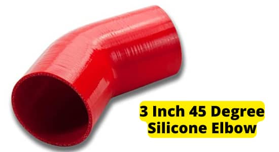 3 inches 45 Degree Silicone Elbow