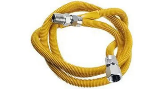 Can you connect two gas dryer hoses together