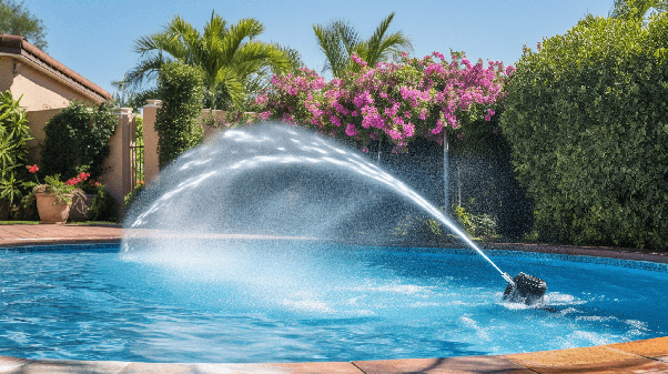 How to drain a pool with a garden hose