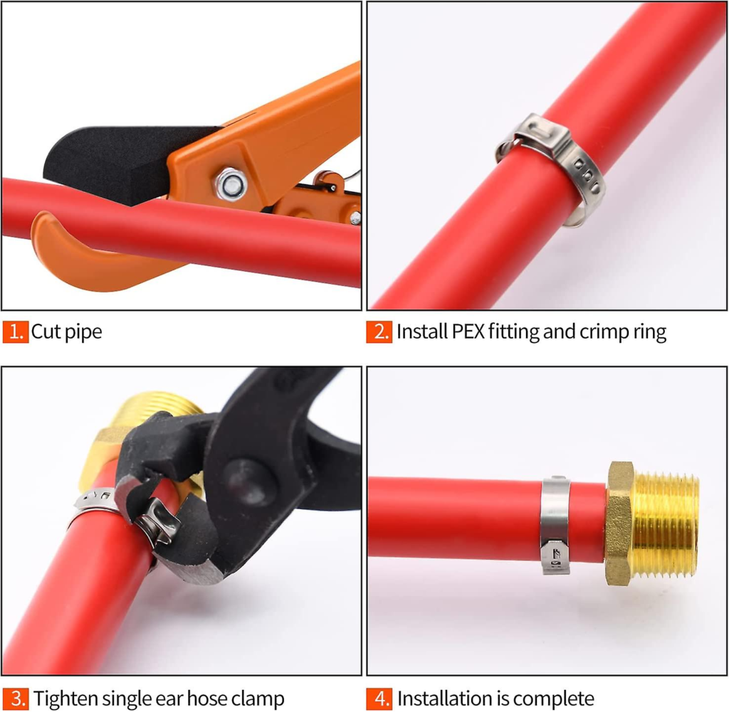 Can you Use Hose Clamps on PEX?